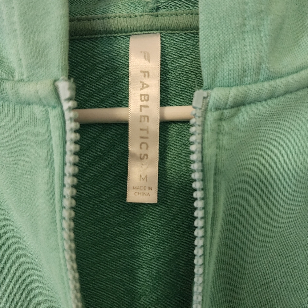Fabletics Mint Green Zip-Up Jacket - image 4